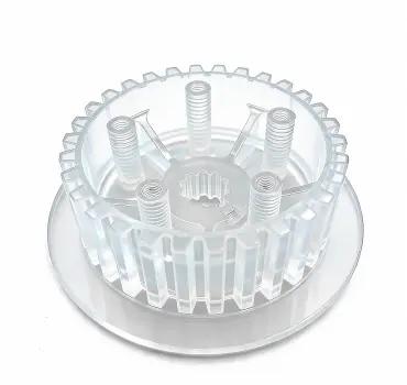 ABS-like Translucent/Clear — Custom surface finish sample