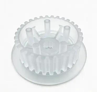 ABS-like Translucent/Clear — Natural surface finish sample
