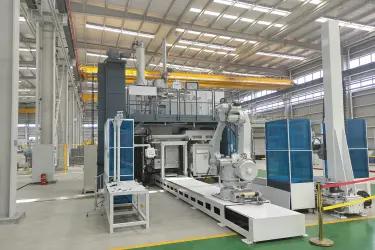Vacuum casting production line