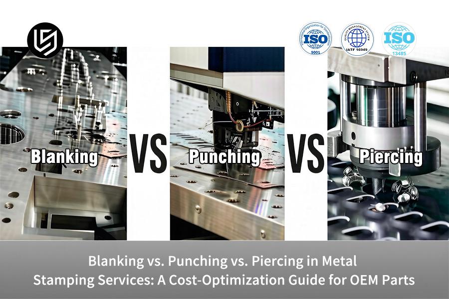 Blanking VS. Punching VS. Piercing In Metal Stamping Services: A Cost-Optimization Guide For OEM Parts