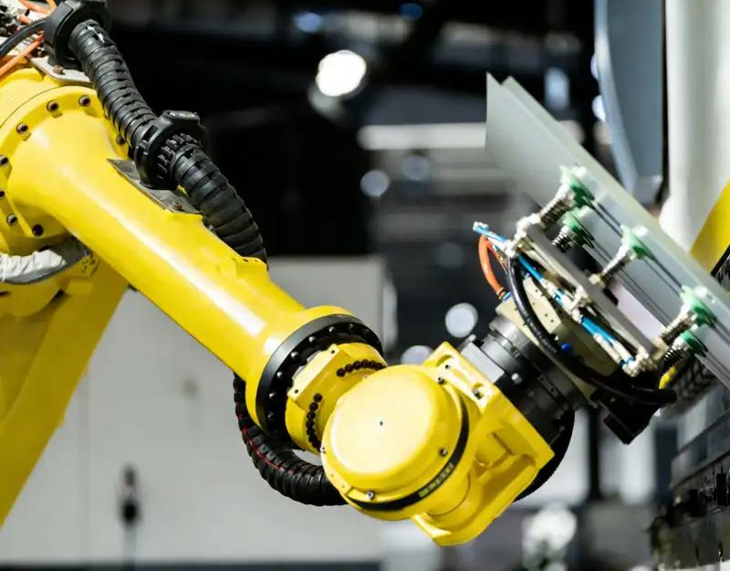 Precision-manufactured components for industrial automation systems