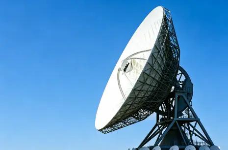 Satellite communication transceiver housing