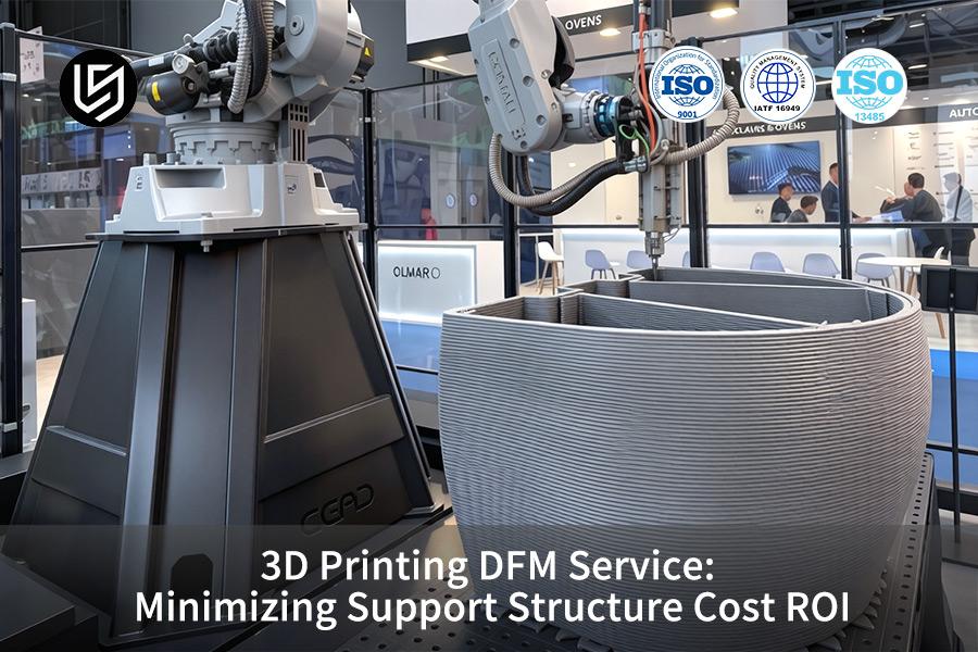 3D Printing DFM Service: Minimizing Support Structure Cost ROI