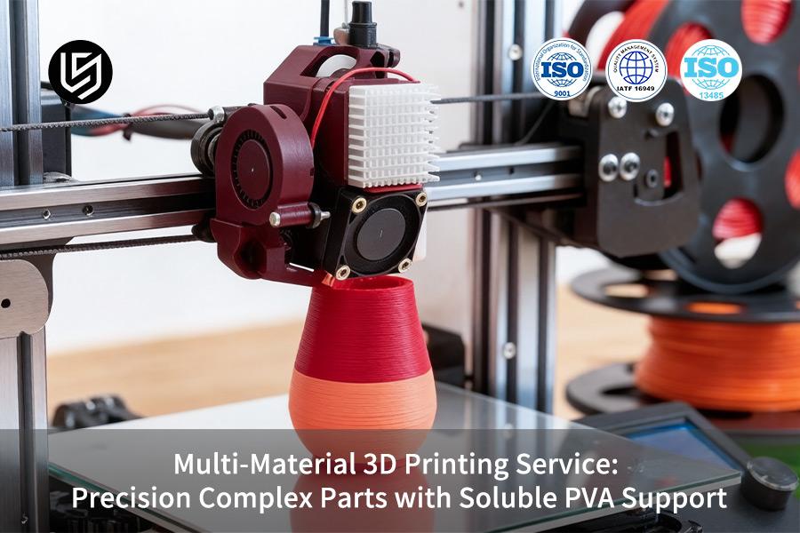 Multi-Material 3D Printing Service: Precision Complex Parts With Soluble PVA Support