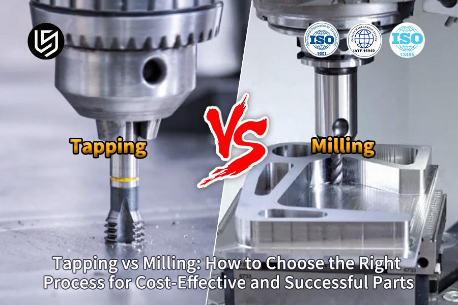 Tapping VS Milling: How To Choose The Right Process For Cost-Effective And Successful Parts