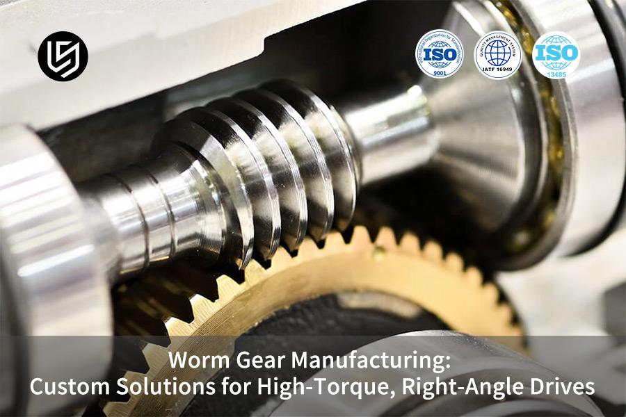 Worm Gear Manufacturing: Custom Solutions For High-Torque, Right-Angle Drives