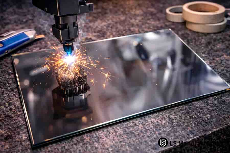 L'incisione laser permette di realizzare aperture profonde e precise sull'acciaio per i componenti delle valvole ad alta pressione.